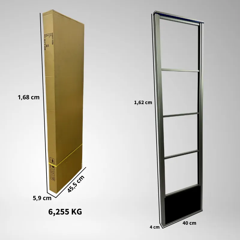 Antena Mono Antifurto EAS (TX/RX) Alum 110/220V RF 8,2 MHZ MD06 8ic212-500 - Imagem 3