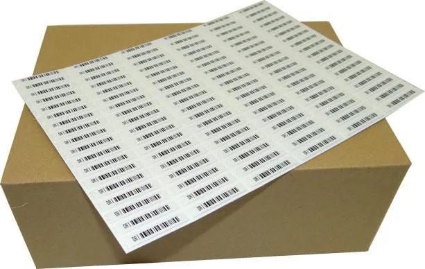 Etiqueta Adesiva Antifurto Código AM 58 Khz c/ 1.000 un