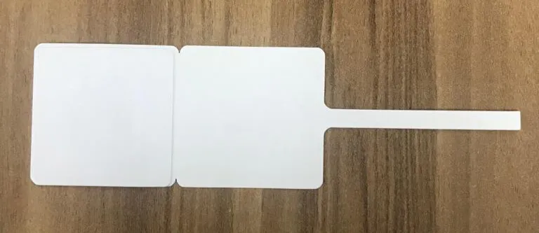 Etiqueta Adesiva para Jóias 3x3cm Rolo c/ 1.000 un RF 8,2 mhz - Imagem 2