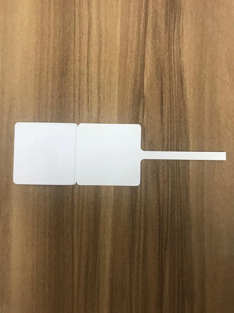 Etiqueta Adesiva para Jóias 3x3cm Rolo c/ 1.000 un RF 8,2 mhz