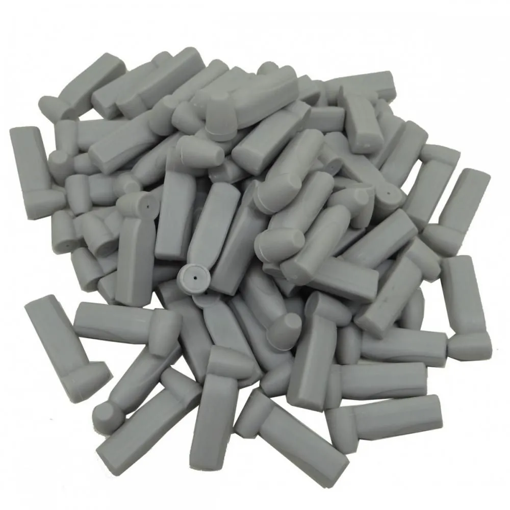 Etiqueta Pencil Rigida Antifurto Eas Cinza Am 58 Khz - MD06 c/ 1.000 un •Destaque