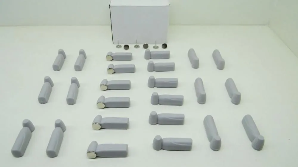 Etiqueta Pencil Rigida Antifurto Eas Cinza Am 58 Khz - MD06 c/ 1.000 un •Destaque - Imagem 2