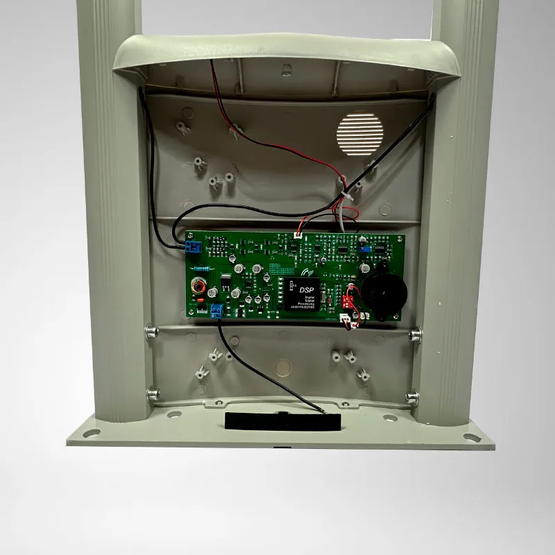 Par de Antenas Antifurto EAS (RX/TX) Cinza RF 8,2MHZ 110/220V MD16 - Imagem 4