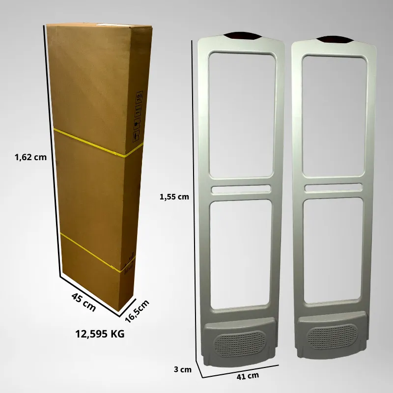 Par de Antenas Antifurto EAS (TX/RX) cinza AM 58khz 220V MD07 8ic821-AM2 - Imagem 3