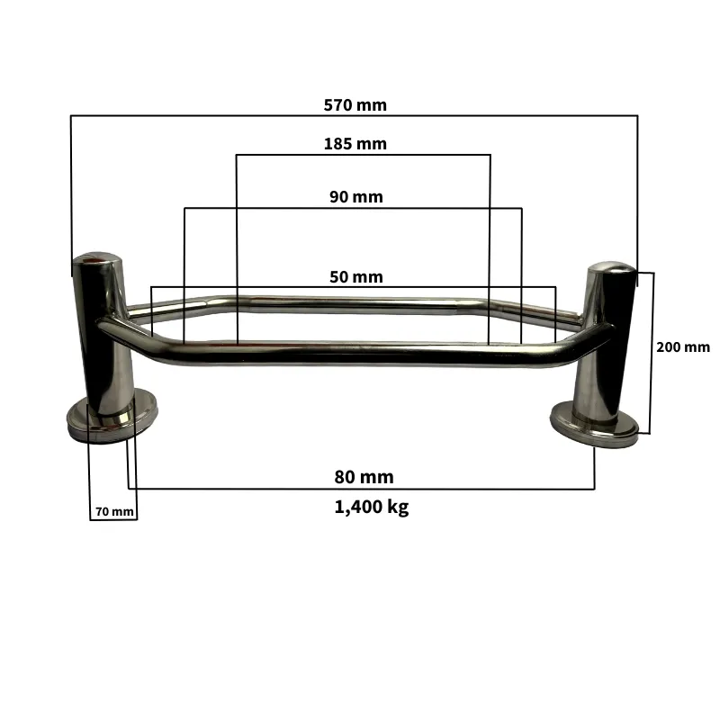Protetor Antenas Para-Choque 20x52x16,5 cm - Imagem 2